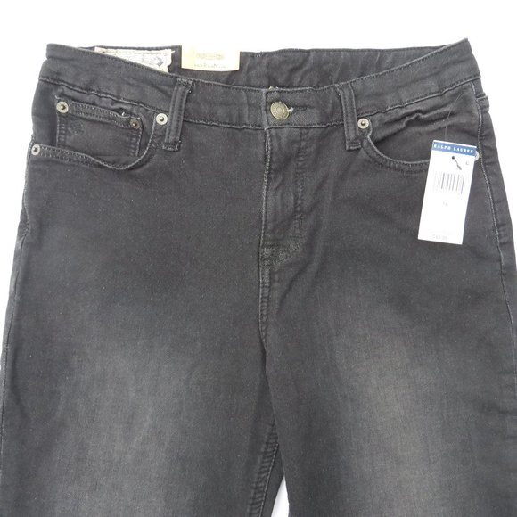 POLO Jeans Ralph Lauren Jeans 18 Boys THE SLOUCH SKINNY Black NEW Pants - Picture 4 of 8